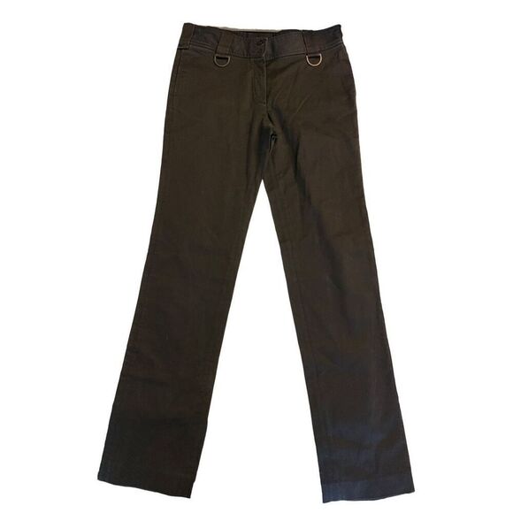 Burberry cotton black pants women's size 8 - Picture 1 of 8